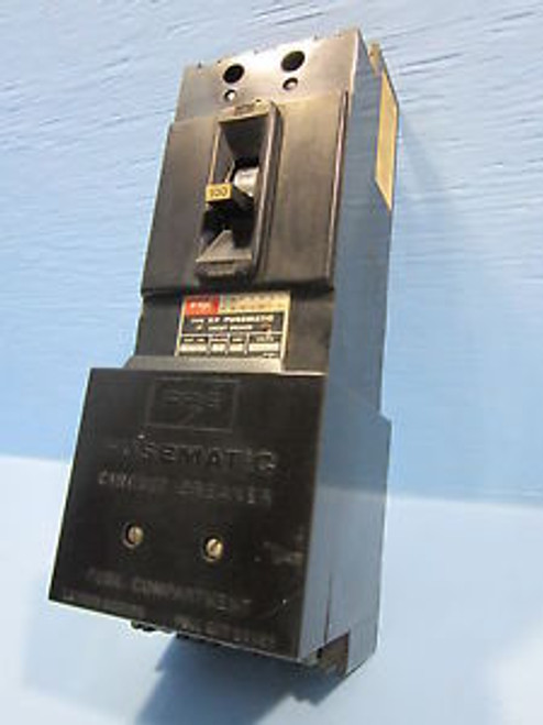 Federal Pacific XF632100 100A Breaker 480V FPE XF-632100 100 Amp 480 VAC