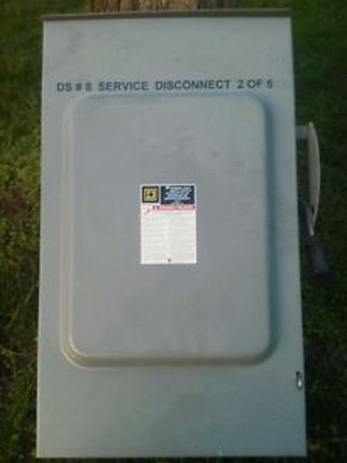 Square D D324NRB 240v 3 phase disconnect