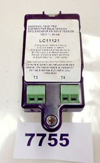 (7755) Square D Circuit Breaker Undervoltage Trip LC11121 120VAC