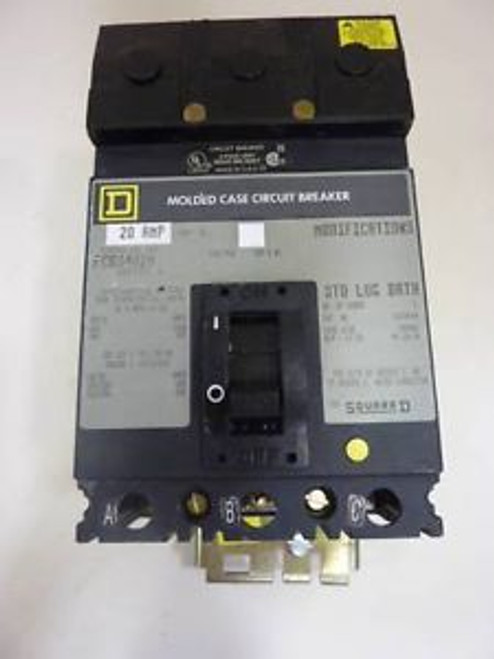 Square D Circuit Breaker FCB34020, 20 Amp, Series 3 46750
