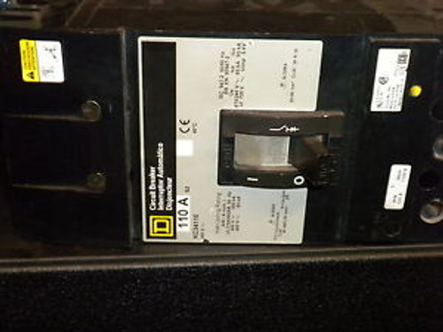 SQUARE D 110 AMP 480 VOLT HIGH INTERRUPTION BREAKER KC 34110