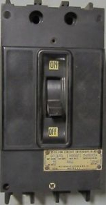 WESTINGHOUSE Navy Type F3020M  600 VAC  20 A  3 Pole CIRCUIT BREAKER