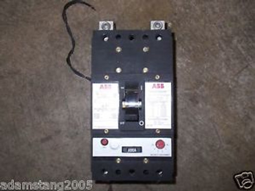 ABB JH 2 POLE 400 AMP 120 V SHUNT TRIP MG-8670 BREAKER