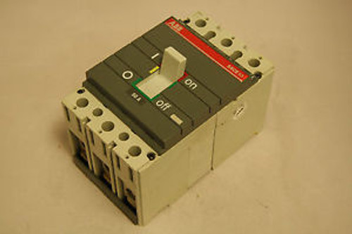 ABB Sace S3 S3N 50A Circuit Breaker 3 Pole 600 Volt 50 Amp S3N050TW Aux 400V