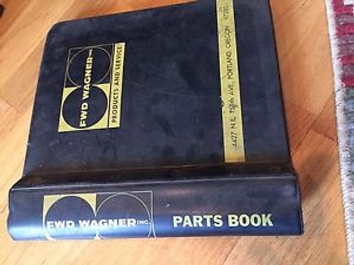 Wagner L-24 L-40 Parts Catalog  Manual Diagrams Fwd 320