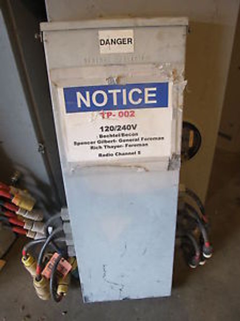 GE TQD32125 125 Amp Main Breaker 120/208 Volt Nema 3R Load Center - E144