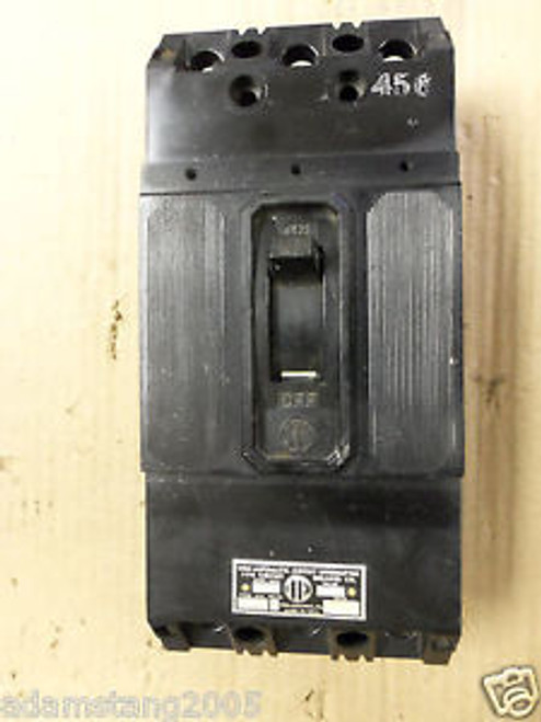 ITE F frame ETI 3 pole 100 amp 600v ET-4040 Circuit Breaker ET 4040