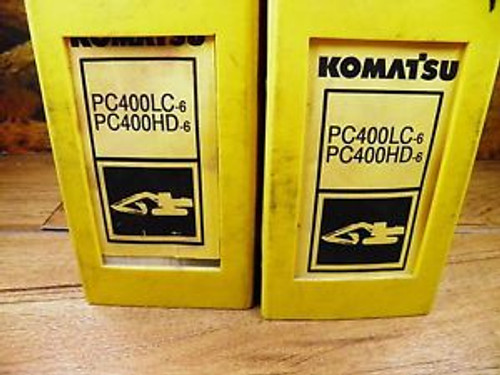 Komatsu Pc400Lc-6  Pc400Hd-6   Shop Manual Volume 1 & 2 A80001-Up