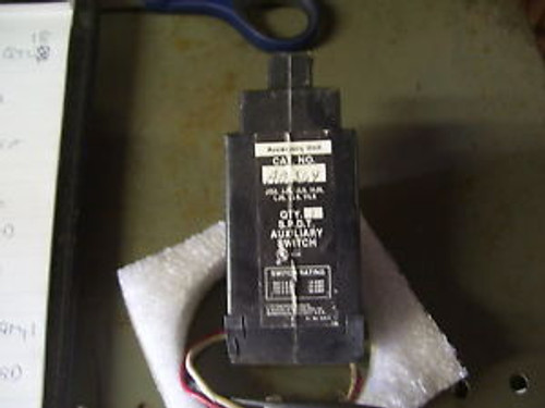 SIEMENS CAT A01J64 SPDT AUXILIARY SWITCH 480 VAC