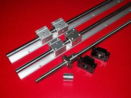 Sbr16-1100Mm 2 Linear Rail+Ballscrew Rm1605-1100Mm+1 Set Bk/Bf12 End Bearing Cnc