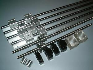 Ballscrew Rm1605-260/360Mm+Bk/Bf12 End Bearing+2 Set Sbr16 Linear Slide Rail Cnc