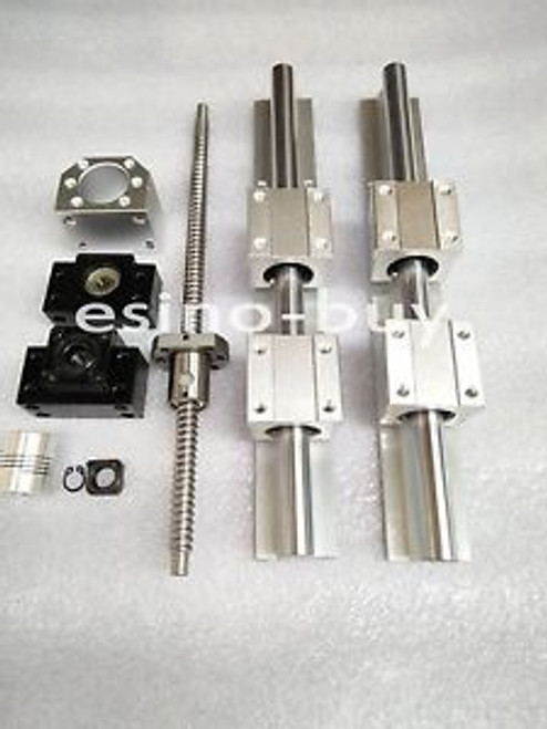 2X Sbr20--1200Mm Linear Rail&Rm2005--1200 Mm Ballscrew &Bf15/Bk15 &  Coupling