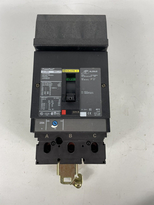 Square D Jja36225 / Jj 250 Circuit Breaker