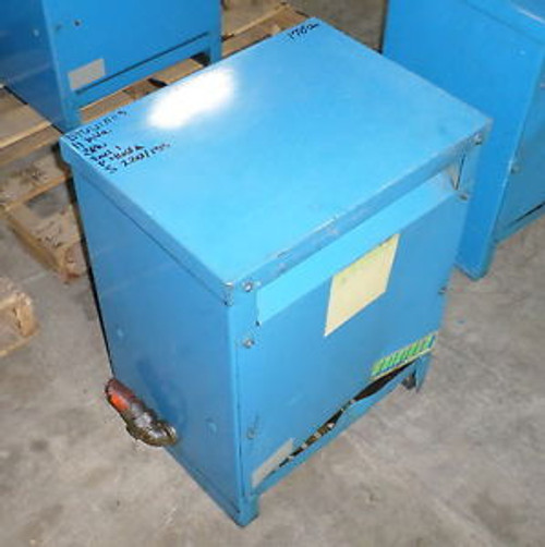 GS HEVI-DUTY 11KVA, 460 TO 230/133VAC, 3-PHASE TRANSFORMER DT661H11S, LABEL