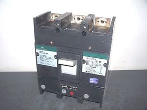 GE CIRCUIT BREAKER CAT TJK436F000 400A/600V/3POLE W/400A TRIP GREEN