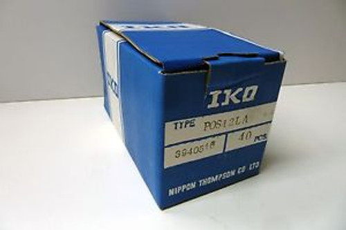Lot Box Of 40, Iko  Pilloball Metric Tie-Rod Ends, P/N Pos12La,  Lh Thread