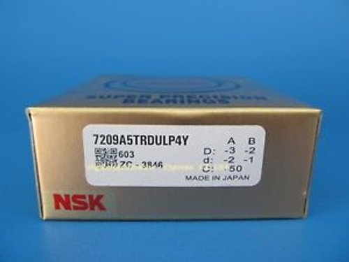 Nsk 7209A5Trdulp4Y Abec-7 Super Precision Spindle Bearings. ( Set Of Two )