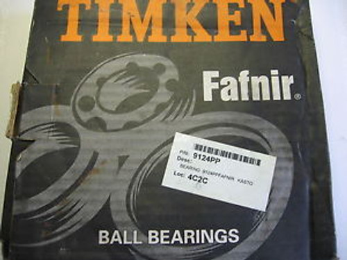 Timken Fafnir 9124 Pp Deep Groove Ball Bearing Sealed 120 Mm Bore 9124Pp