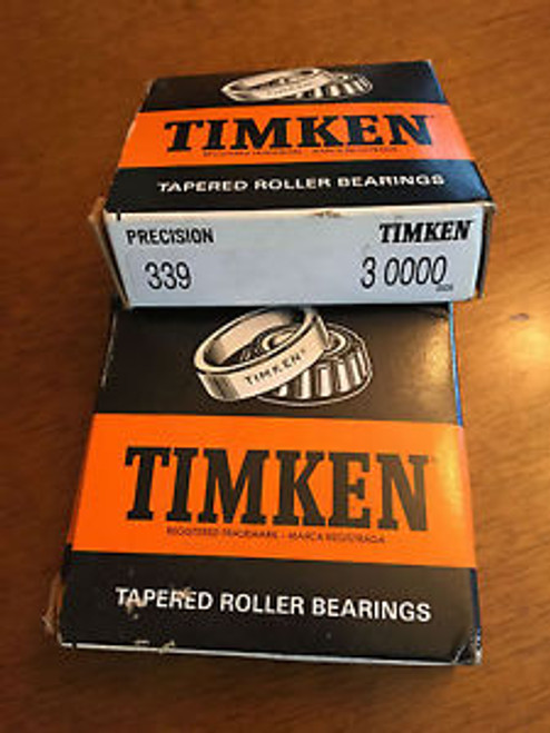 Timken Precision Tapered Roller Bearing 339  3 0000 ~ New In Box