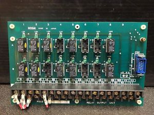 Ikegai Relay Output Unit Circuit Board P002_Poo2_M206D-35P_37578025