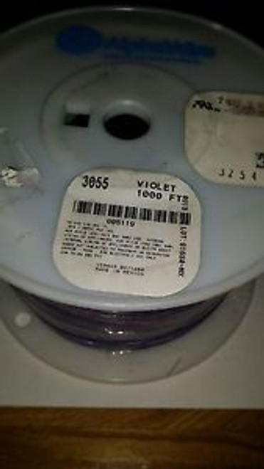 Alpha Wire 3055 Series Hook-Up Wire - Mouser Electronics 1000 Ft Violet 18 Awg