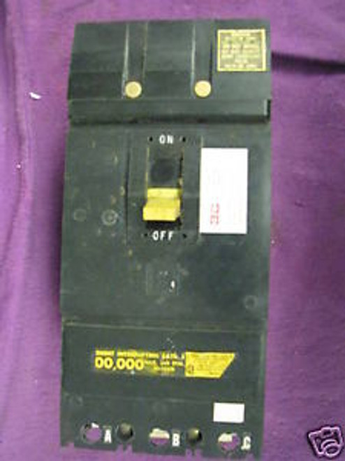 SQD IF34060, 60 AMP, 3 POLE, I LINE Circuit Breaker