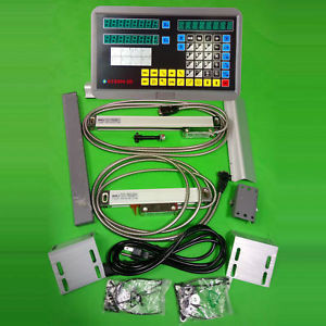 Precision 2 Axis Digital Readout New For Milling Lathe Machine With Linear Scale