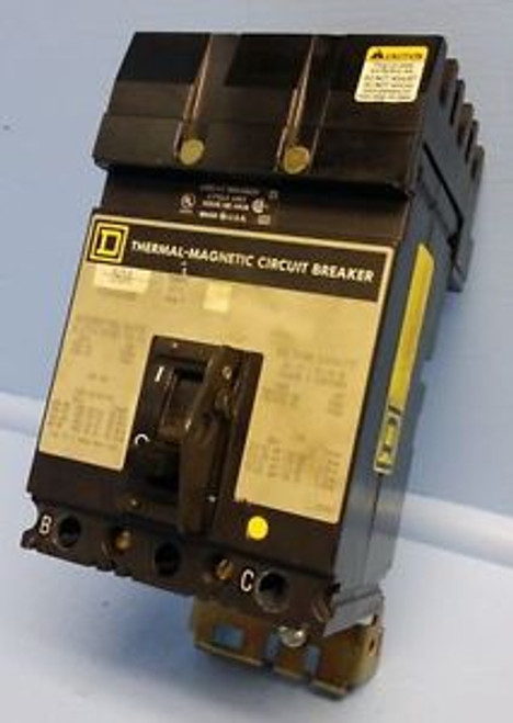 Square D I-Line FC24050BC 50 Amp Circuit Breaker 240/480V S3 Type FC24050 50A