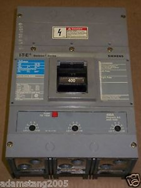 ITE Siemens JXD2 3 pole 400 amp 240v JXD23B400 Sentron Circuit Breaker JXD