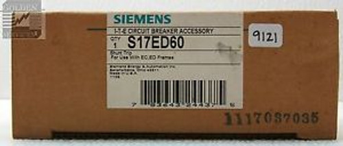Siemens S17ED60 Shunt Trip 24V