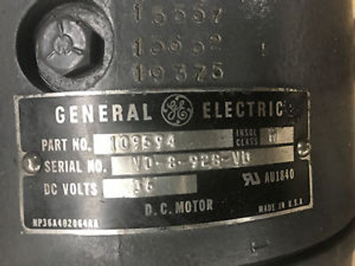 Crown Drive Motor # 109594