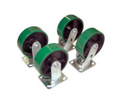 Casters For Self-Dumping Hoppers - Nylon - 6 X 2