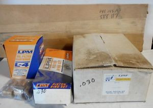 Hercules Jxld Engine Nos Piston Service Kit- .030 Over Rings 1810345 116-1202