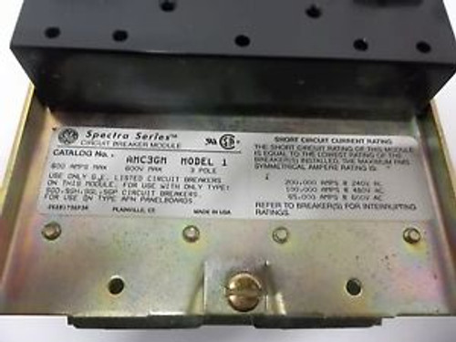 GE AMC3GM 600 Amp Spectra Circuit Breaker Module (CIR1782)