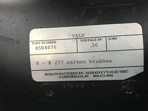 Yale Motor # 8504070