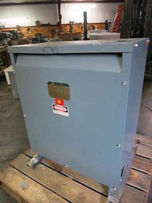 Sorgel / Square D 45 kVA 480 - 208Y/120 45T3HF Transformer 33749-17222-012 208 Y