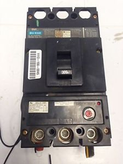 USED FUJI ELECTRIC BU-KSB3300 CIRCUIT BREAKER BU-KSB,300 AMP, 3-POLE,600 VAC  DI