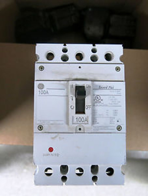 GE FBH36TE100R2 3 POLE 100 AMP 480 VOLT Circuit Breaker