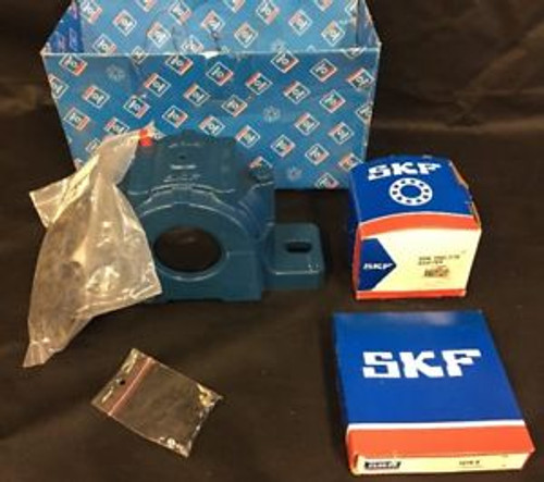 Skf Saf 515 Pillow Block Bearing W/ Adapter Assembly & Bearing Complete Set New