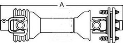 Metric Pto Shaft  With Slip Clutch For Tillers/Cutters