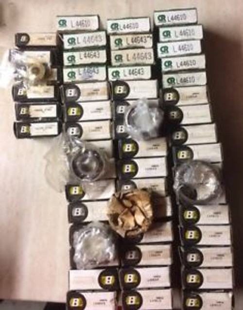 Lot (52) Misc Bearings  Bl L-44643  L44610 ,7203B Etng And Cr L-44643 ,L-44610