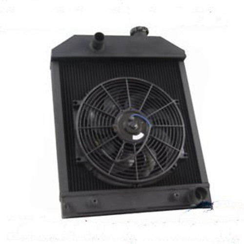 Tractor Radiator+Fan Fit Ford 55,345C,445C 535,545,5100 D8Nn8005Sb D3Nn8005Sb