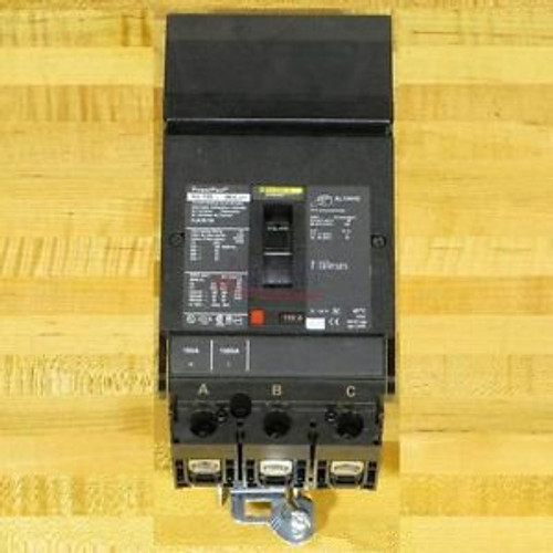 Square D HJA36150 Circuit Breaker, 150 Amp 65 kAIR, I-Line, Used