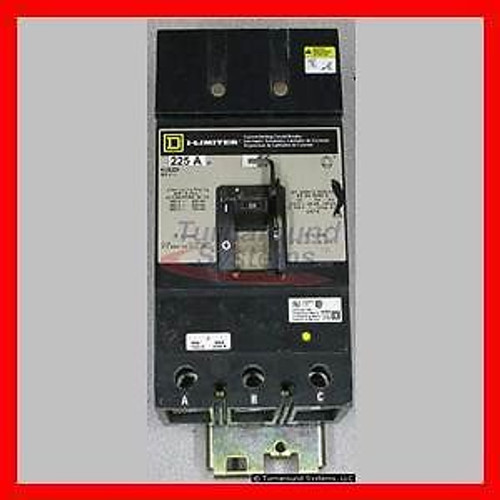 Square D KI36225YP Circuit Breaker, 225 Amp, 200 kAIR
