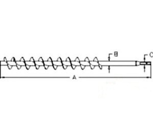 Case Ih Combine Auger Bed Auger For Models 1440, 1640, 1660, 2144