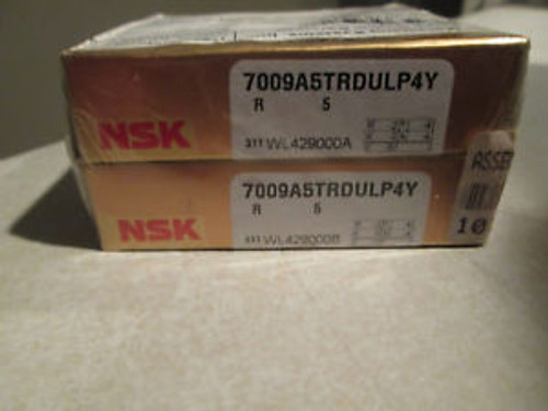 Nsk 7009A5Trdulp4Y Super Precision Bearings (Matched Pair) 35 X 62 X 28Mm New