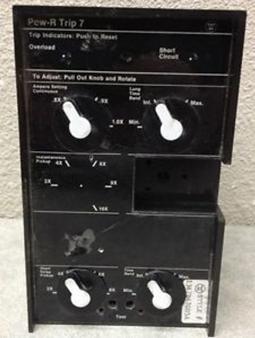 WESTINGHOUSE POW-R TRIP 7 LS PROGRAMMER STYLE 1367D47G05A FOR SPB BREAKERS