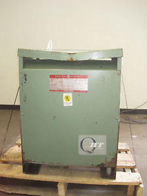 30 KVA GE Transformer, 480 HV-240 LV, Model 9T23B33882