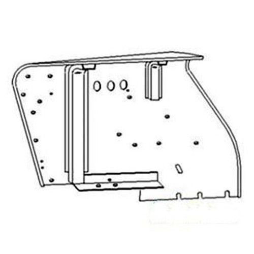 136165A1 Fender, Rh Fits Case Ih Tractor 584 585 595 684 685 695 784 884 885 895