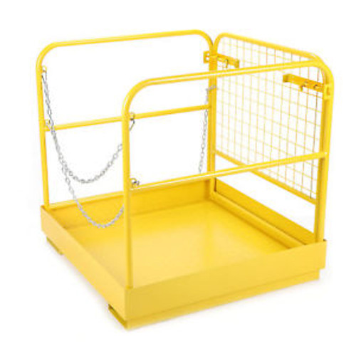 Heavy Duty Forklift Safety Cage Steel Work Platform 749 Lb. Capacity, 36X36·